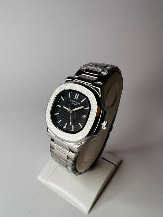 Patik Philippe with Black Dial